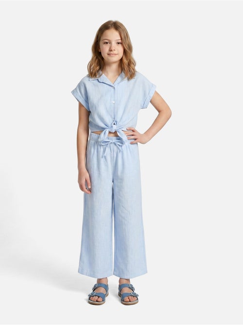 Top com gola de camisa - Kids Star - Kiabi Top com gola de camisa - Kids Star - Kiabi