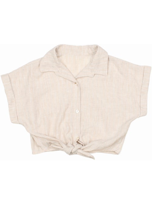 Top com gola de camisa - Kids Star - Kiabi Top com gola de camisa - Kids Star - Kiabi