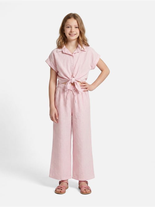 Top com gola de camisa - Kids Star - Kiabi Top com gola de camisa - Kids Star - Kiabi