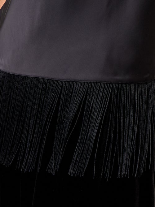Top com gola halter drapeado - Kiabi