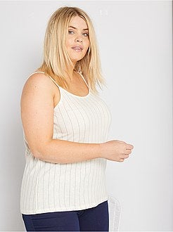 Top com linho - Kiabi