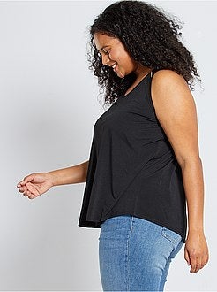 Top com parte de trás com fecho - Kiabi