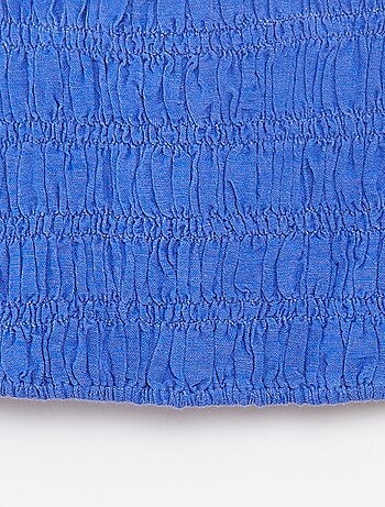 Top cropped de alças