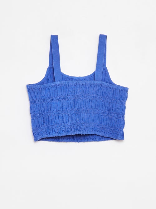 Top cropped de alças - Kiabi