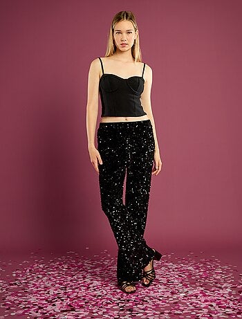 Top cropped estilo corset