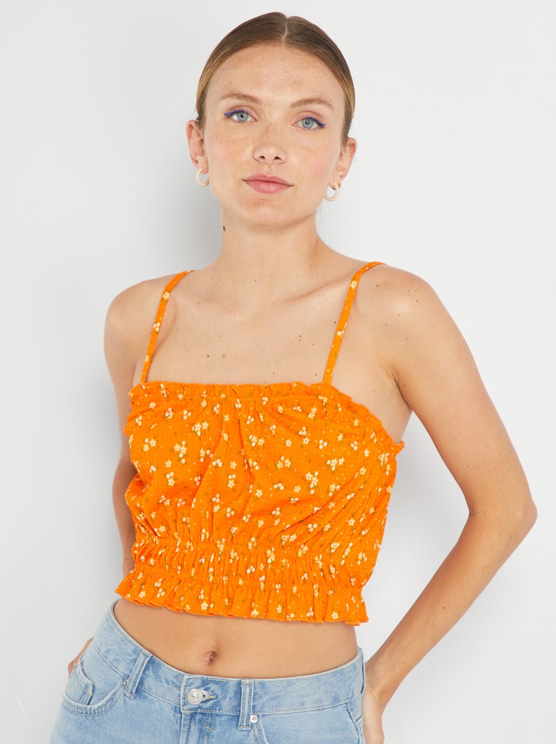Top cropped LARANJA - Kiabi