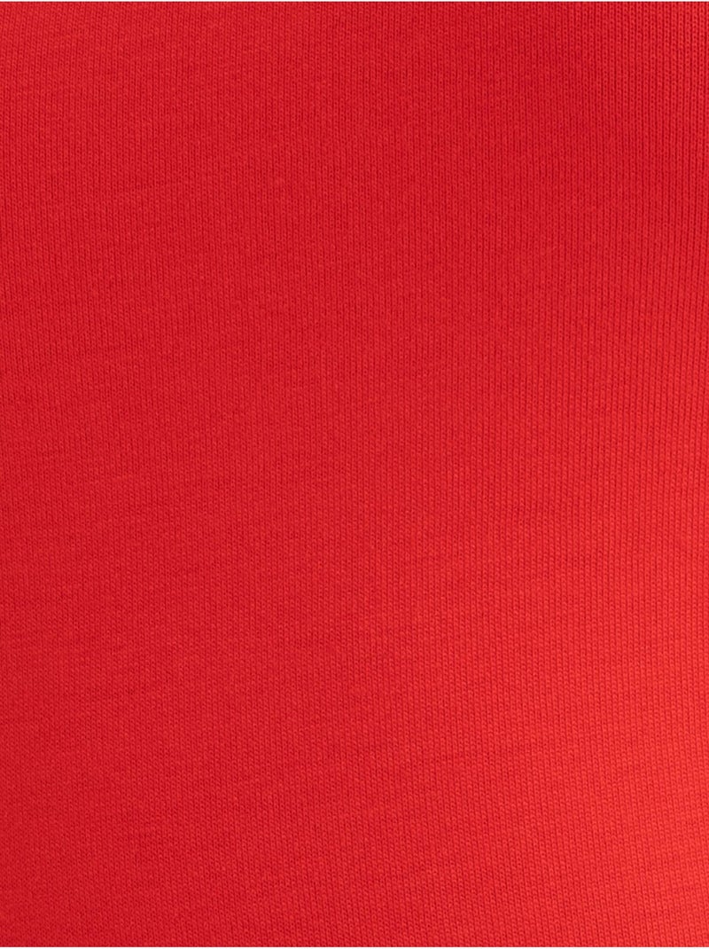 Top curto básico com alças finas hiccup Vermelho - Kiabi