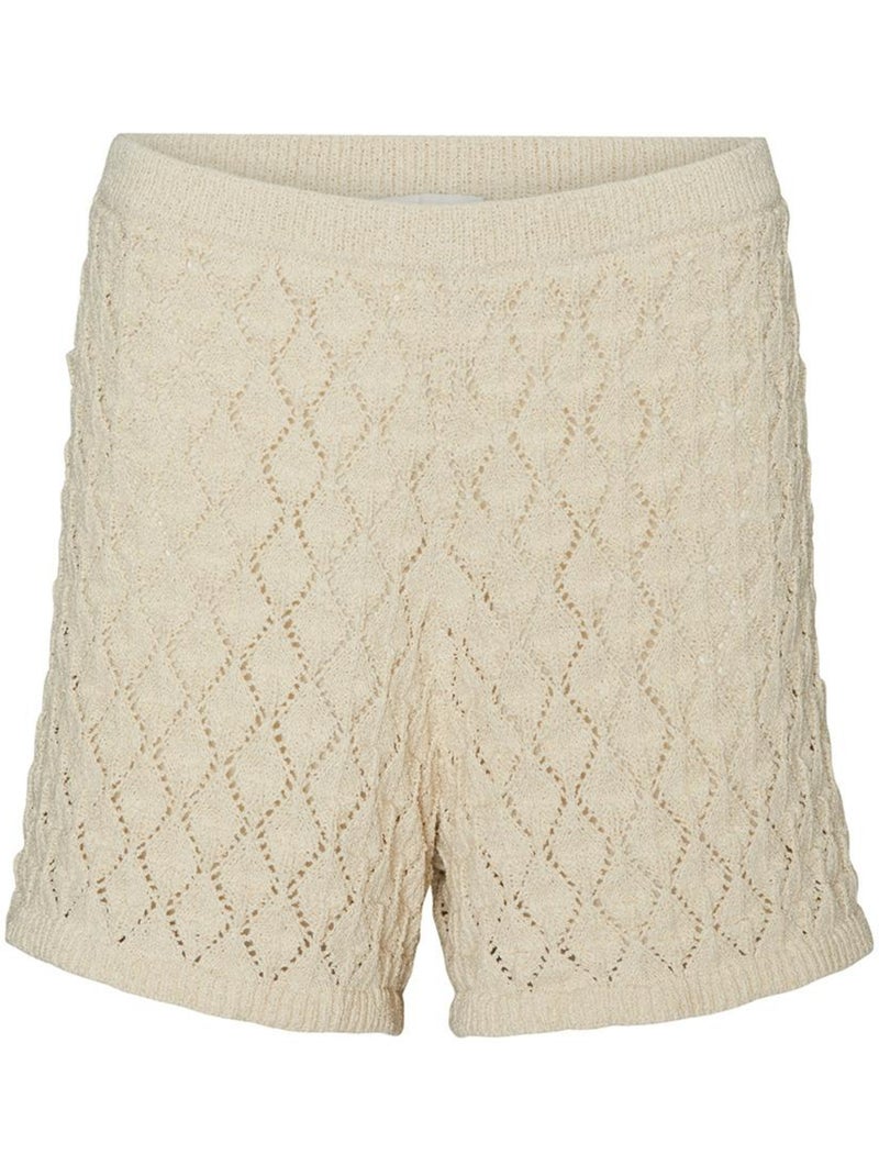 Top Curto de Croché Bege Vero Moda Evelyn Bege - Kiabi