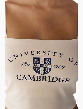 Top curto harvard feminino penti