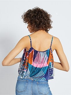 Top curto plissado 'JDY' - Kiabi