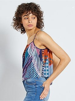 Top curto plissado 'JDY' - Kiabi