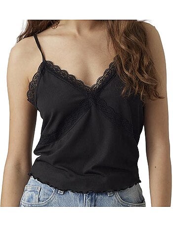 Top Cropped Laranja Vero Moda para Mulher