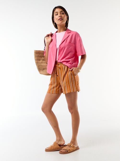 Top curto sem mangas - Kiabi