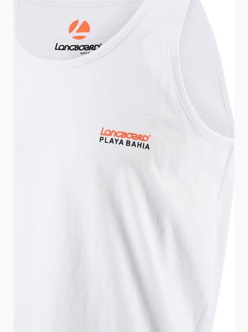 Top de alças - branco - longboard - Kiabi Top de alças - branco - longboard - Kiabi