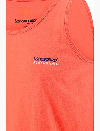 Top de alças - coral - longboard