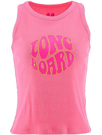 Top de alças - rosa - longboard