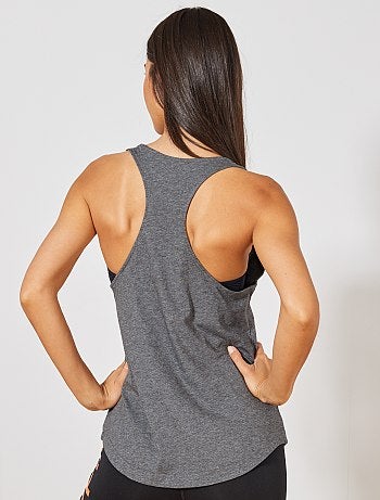 Top de alças 100% algodão 'Adidas' - Kiabi