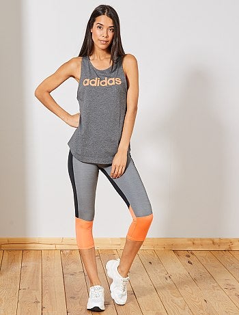 Top de alças 100% algodão 'Adidas' - Kiabi