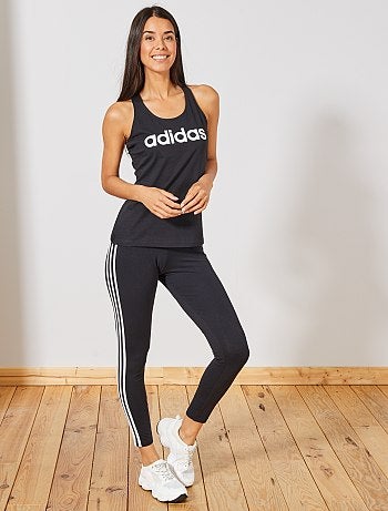 Top de alças 100% algodão 'Adidas' - Kiabi