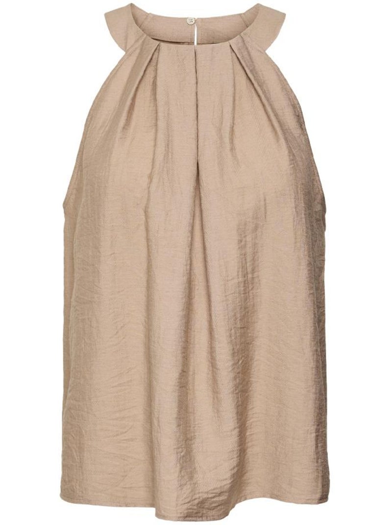 Top de Alças Bege Vero Moda Evalina para Mulher Bege - Kiabi