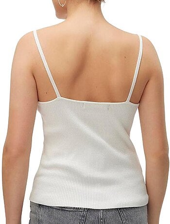 Top de Alças Bege Vero Moda Willow para Mulher