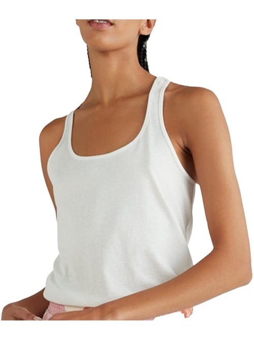 Top de Alças Branco O'Neill Essentials Racer para Mulher - Kiabi Top de Alças Branco O'Neill Essentials Racer para Mulher - Kiabi