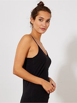 Top de alças com decote em V - Kiabi