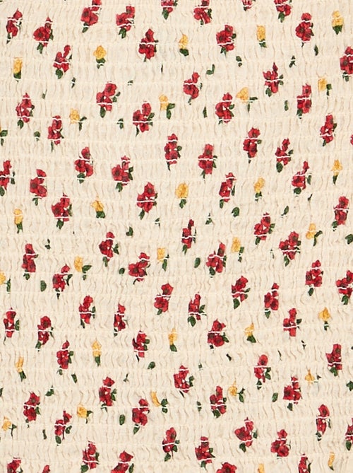 Top de alças com folhos - Kiabi Top de alças com folhos - Kiabi
