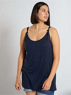 Top de alças com laço - Kiabi