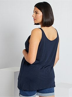 Top de alças com laço - Kiabi