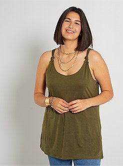 Top de alças com laço - Kiabi