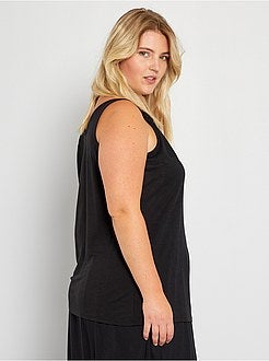 Top de alças com laço - Kiabi