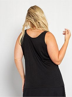 Top de alças com laço - Kiabi