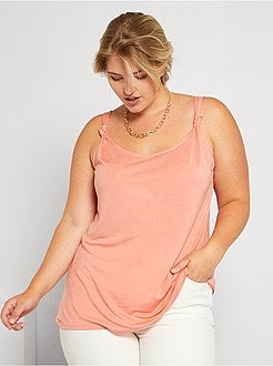 Top de alças com laço - Kiabi