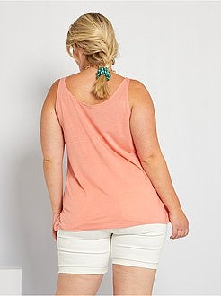 Top de alças com laço - Kiabi