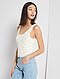     Top de alças em algodão elástico vista 2
