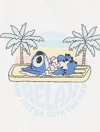 Top de alças em algodão estampado 'Disney'
