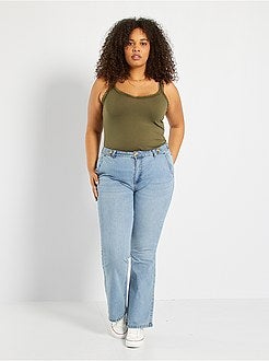 Top de alças em renda - Kiabi