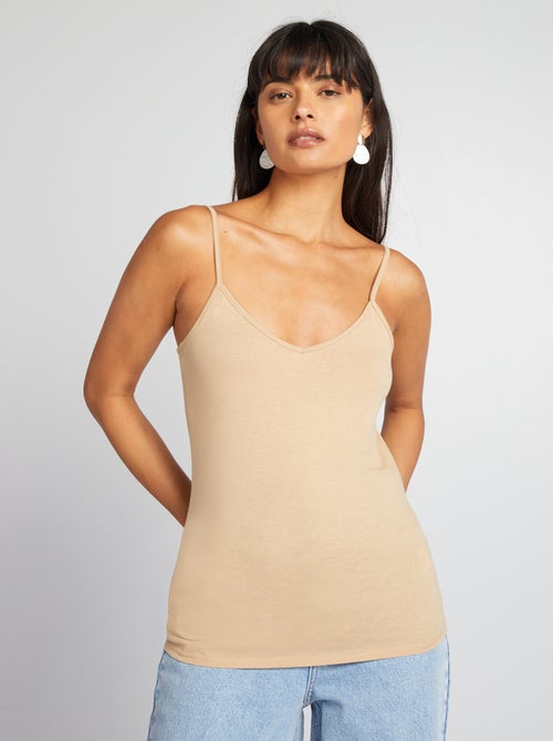 Top de alças finas - Kiabi