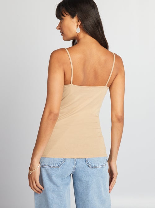Top de alças finas - Kiabi