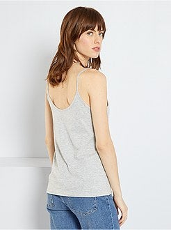 Top de alças finas - Kiabi