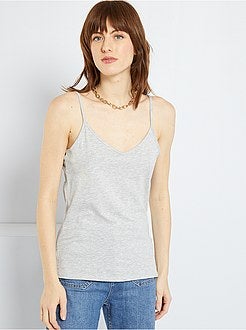 Top de alças finas - Kiabi