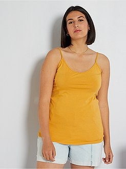 Top de alças finas em jersey - Kiabi