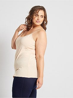 Top de alças finas em jersey - Kiabi