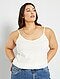     Top de alças finas em jersey vista 1
