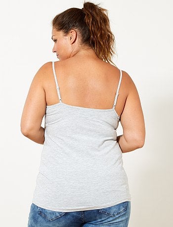 Top de alças finas em jersey - Kiabi