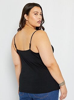 Top de alças finas em jersey - Kiabi