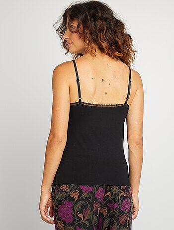 Top de alças finas