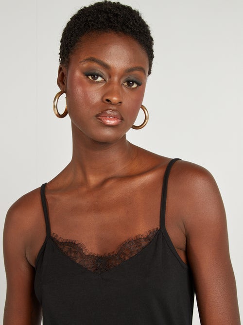 Top de alças finas - Kiabi