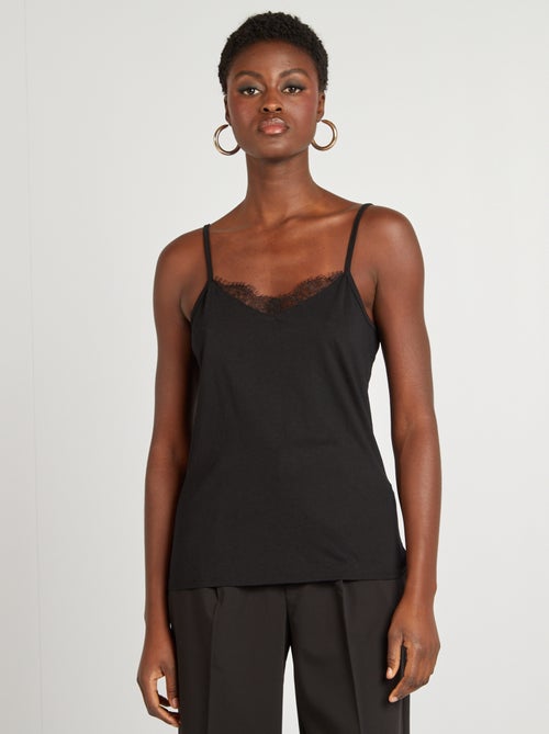 Top de alças finas - Kiabi